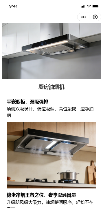 厨房油烟机产品介绍